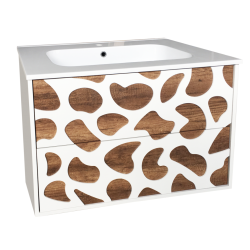 Долен конзолен PVC шкаф за баня Inter Ceramic ICP 8045 - модерна визия и устойчивост