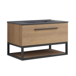 Долен конзолен PVC шкаф за баня Inter Ceramic ICP 8050-039 СИМОН - елегантен и практичен