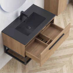 Долен конзолен PVC шкаф за баня Inter Ceramic ICP 8050-039 СИМОН - елегантен и практичен