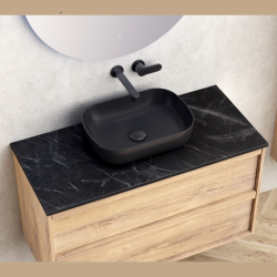 Долен конзолен PVC шкаф Inter Ceramic ICP 10055 CARRARA - елегантно и практично решение