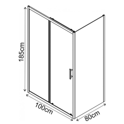Душ кабина Inter Ceramic ICS 1505BR - устойчив модел с изчистен дизайн