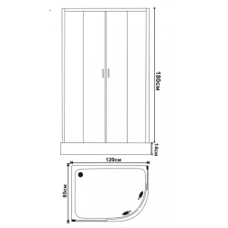 Душ кабина Inter Ceramic ICS 839L NEW EASY ASSEMBLE - Удобство, стил и иновативен монтаж