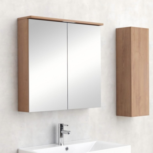 Горен огледален шкаф за баня Inter Ceramic 6019-75 ANIELA-75