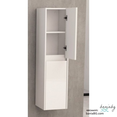 Колона за баня от PVC ICP 3012W – PVC шкаф за баня с рафтове