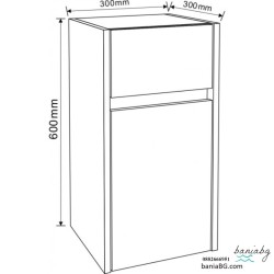 Колона за баня от PVC ICP 3030/60