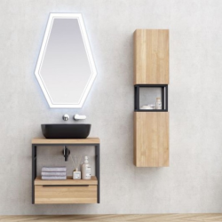 Комплект мебели за баня Inter Ceramic ICP 6056-039 + 887B + 3030125-039 + 1493 – цялостно решение за стилна баня