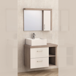 Комплект мебели за баня Inter Ceramic 754655 + 7513-60 - практично решение с изискан стил