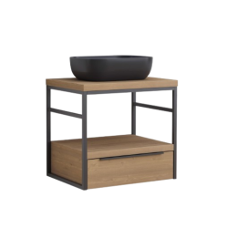 Комплект мебели за баня Inter Ceramic  BG 6056-039 + 887B + 3030125-039 + 1817 - Модерен уют за всяка баня