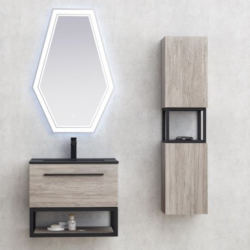 Комплект мебели за баня Inter Ceramic ICP 6050-020 + 3030125-020 + 1493 – стилна и практична визия