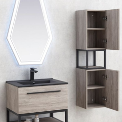 Комплект мебели за баня Inter Ceramic ICP 6050-020 + 3030125-020 + 1493 – стилна и практична визия