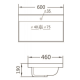 Комплект мебели за баня Inter Ceramic ICP 6050-020 + 3030125-020 + 1493