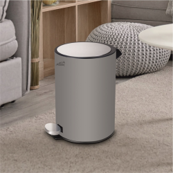 Кош Inter Ceramic ICA 7072G - стилен аксесоар за баня в сиво