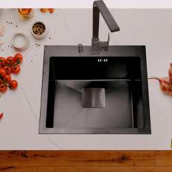 Кухненска мивка алпака Inter Ceramic ICK 5032B - функционалност и стил в едно