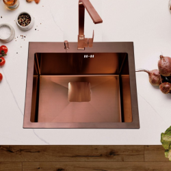 Кухненска мивка алпака Inter Ceramic ICK 5032K розова - идеална за модерния дом