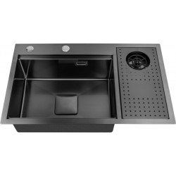 Кухненска мивка с приставка за миене на чаши Inter Ceramic 7546R - за съвременната кухня