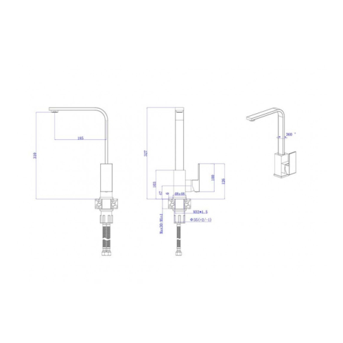 Inter Ceramic BG 8104 BLACK + 233010 BLACK - Комплект за кухня Комплект за кухня Inter Ceramic BG 8104 BLACK + 233010 BLACK