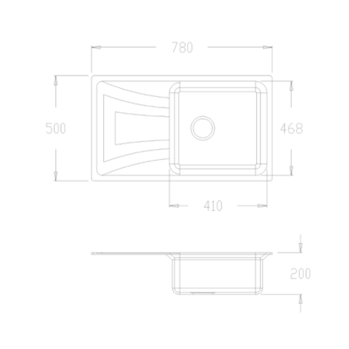 Inter Ceramic BG 8104 BLACK + 233010 BLACK - Комплект за кухня Комплект за кухня Inter Ceramic BG 8104 BLACK + 233010 BLACK