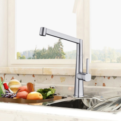 Месингов Смесител за кухня Inter Ceramic ICF 7164045 - модерен дизайн и плавно управление