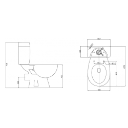 Моноблок Inter Ceramic ICC 6576P - практичен, устойчив и стилен избор