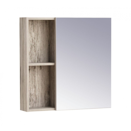 Горен огледален PVC шкаф Inter Ceramic ICMC 6060-045 - елегантен огледален шкаф от влагоустойчив PVC – стенен PVC шкаф за баня Горен огледален PVC шкаф Inter Ceramic ICMC 6060-045 - елегантен огледален шкаф от влагоустойчив PVC – горен шкаф за баня с огледало и рафтове