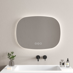 Огледало за баня 80X60 с LED Inter Ceramic 1958 - изчистена визия и качество