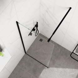 Стационарен параван Inter Ceramic 120*200 125TR-120 CRISTINA - съвременно решение за душ зона