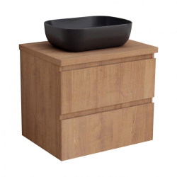 Плот за баня от PVC Inter Ceramic ICP 7546-31 DI LEGNO - издръжлив плот за съвременна баня