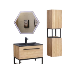 Комплект мебели за баня от PVC Inter Ceramic ICP 8056-039+887B+3030125-039+1491