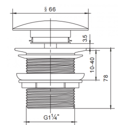 Сифон Inter Ceramic IC A43BM - дизайнерски сифон за умивалник