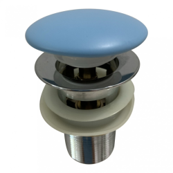 Сифон за умивалник с преливник Inter Ceramic IC CC75OF BL – КЛИК механизъм