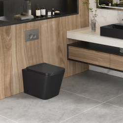 Тоалетна чиния Inter Ceramic ICC 5436MB - практичен и елегантен избор, подов монтаж