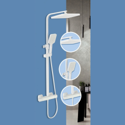 Тръбно окачване Inter Ceramic ICT 6222W – елегантно решение за душ зона