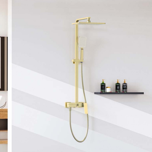 Тръбно окачване Inter Ceramic ICT 6891BRUSH GOLD