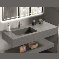 Умивалник " PIETRA" Inter Ceramic ICL 12049/120G LEFT - комфорт и удобство с ляво разположение 