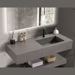 Умивалник " PIETRA" Inter Ceramic ICL 12049/120G RIGHT - комфорт и удобство с дясно разположение 