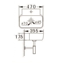 Порцеланов умивалник ICC 4841