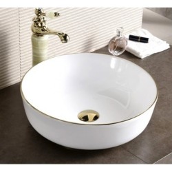 Порцеланов умивалник за плот ICB 875 GOLDEN EDGE