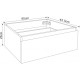 Плот за баня от PVC ICP 6023-1