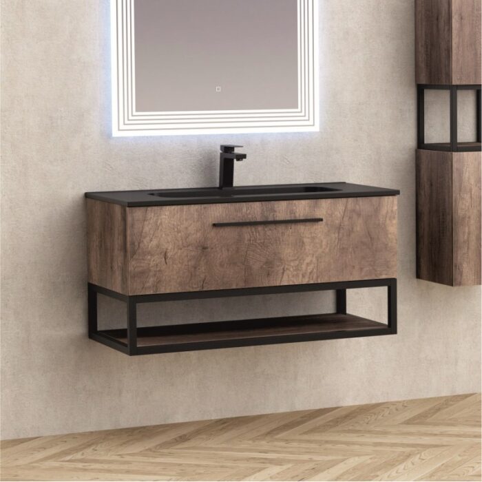 Долен конзолен шкаф за баня 10050WOODEN - Image 2