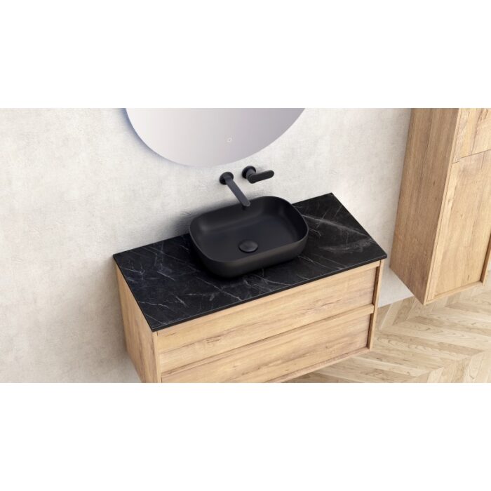 Долен конзолен PVC шкаф Inter Ceramic ICP 10055 CARRARA - елегантно и практично решение - Image 2