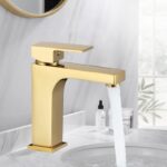 Смесител за умивалник ICF 1008866 GOLD " ЯСМИНА GOLD " - Image 2