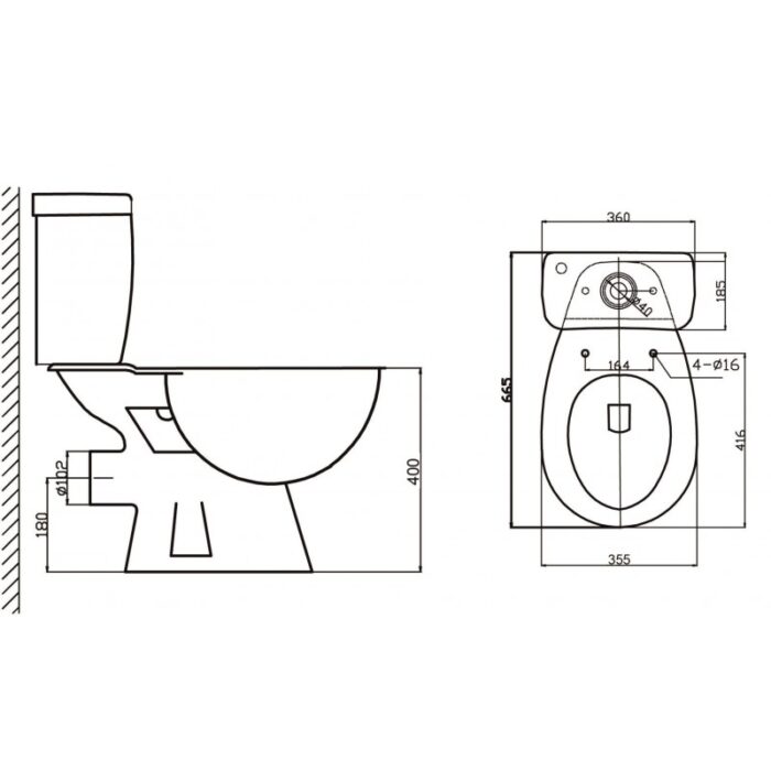 Моноблок  ICC 1072P RIMLESS - Image 2