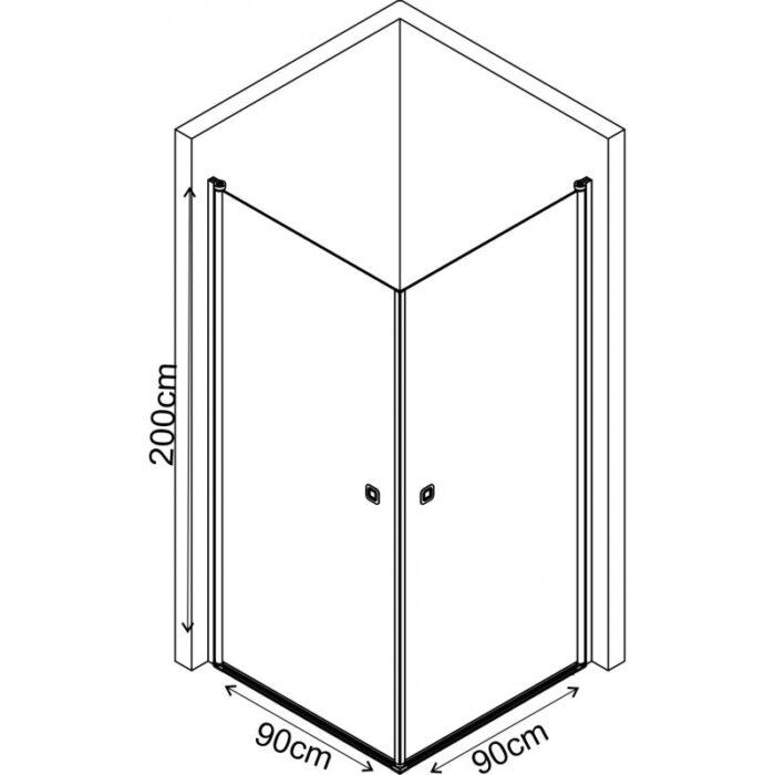 Душ кабина » ICS 109SQ - Image 2