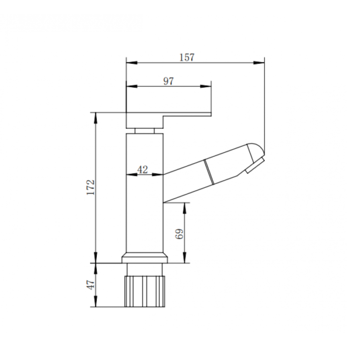 Смесител за умивалник ICF 1118549NEW  Куарто - Image 2