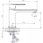 Месингов Смесител »  ЕЛМИРА  ICF 1132505 - Image 3