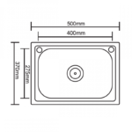 Кухненска мивка алпака ICK D5037P - Image 2