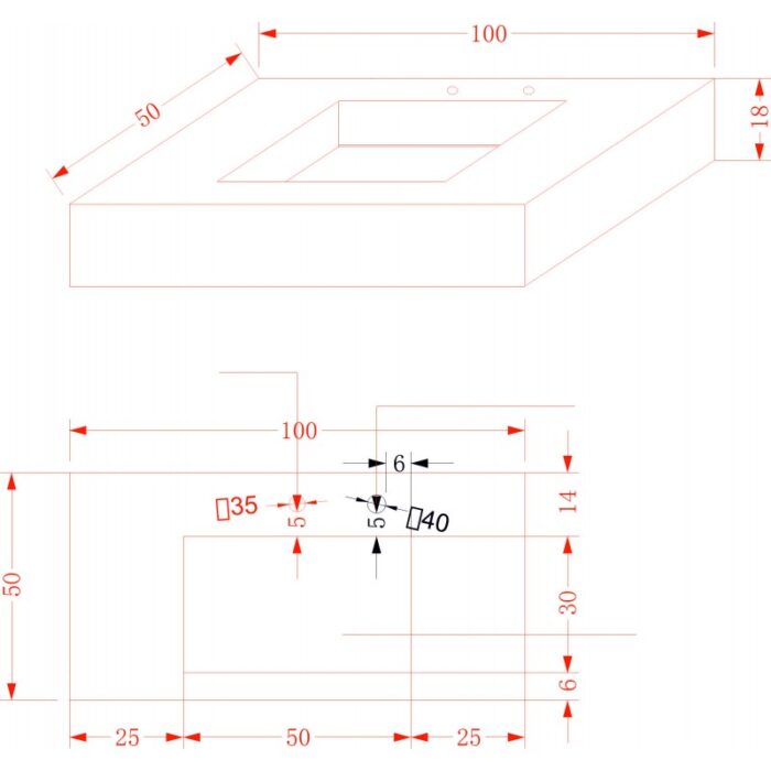 Умивалник " PIETRA" Inter Ceramic ICL 12049/100G - модерно оформление и качество - Image 2