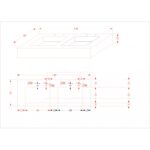Умивалник  " PIETRA" » ICL 12049/140B - Image 2