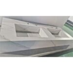 Умивалник " PIETRA" Inter Ceramic ICL 12049/140W - дизайнерски умивалник - Image 2