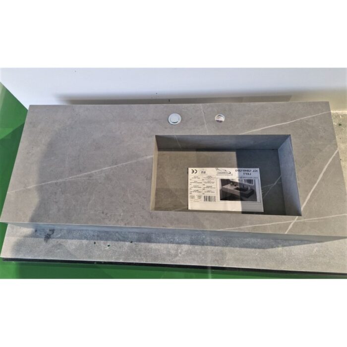 Умивалник " PIETRA" Inter Ceramic ICL 12049/120G RIGHT - комфорт и удобство с дясно разположение - Image 2